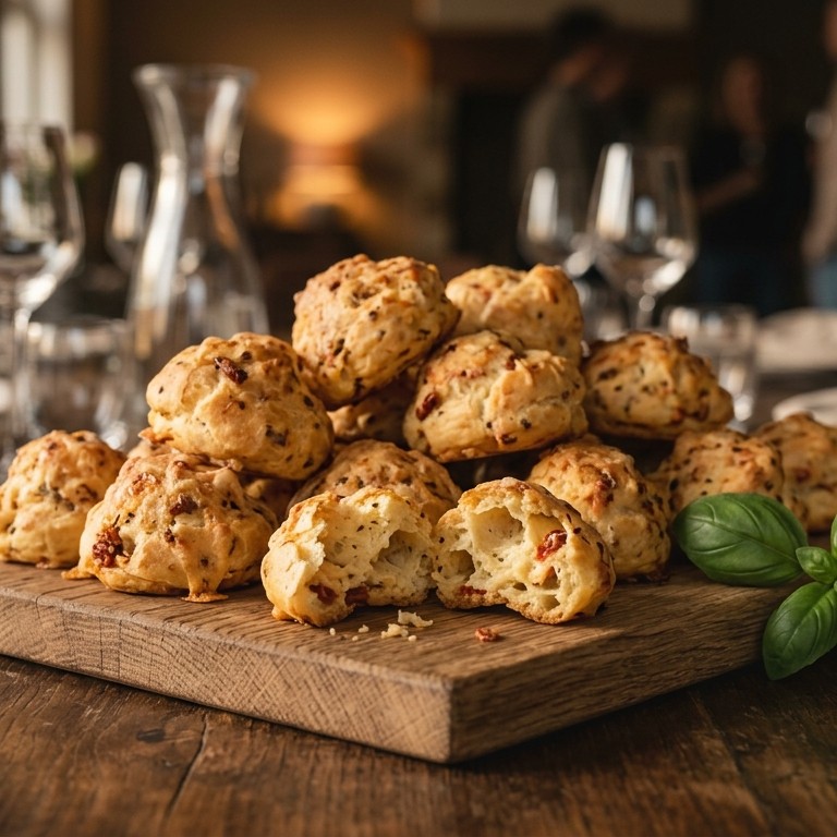 Soesjes van zongedroogde tomaat en kaas voor buffet recept