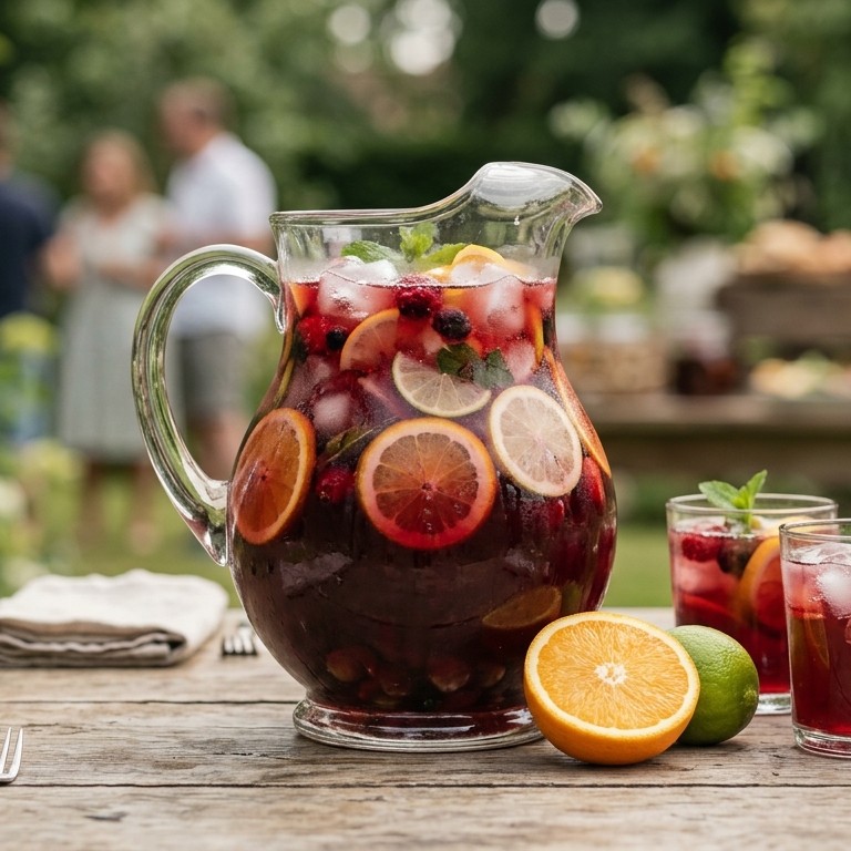 Softsangria voor buffet recept