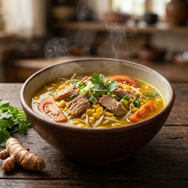 Sop jagung ikan (mais en tonijnsoep) recept
