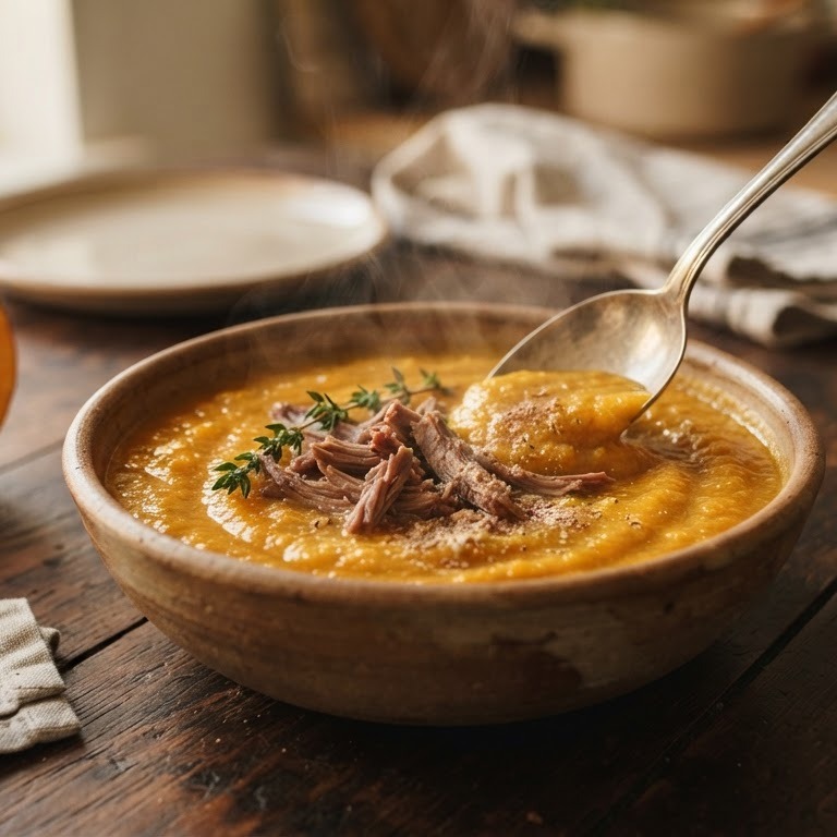 Sopi di pampoena (pompoensoep) recept
