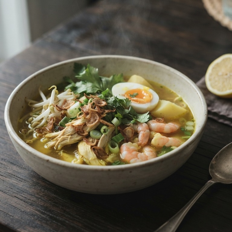 Soto Ajam Udang recept
