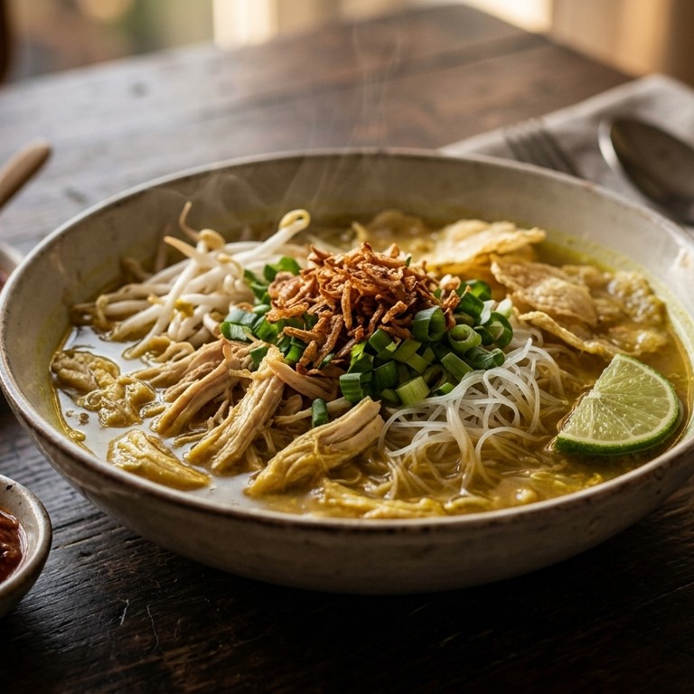 Soto Ayam - Indische kippensoep recept