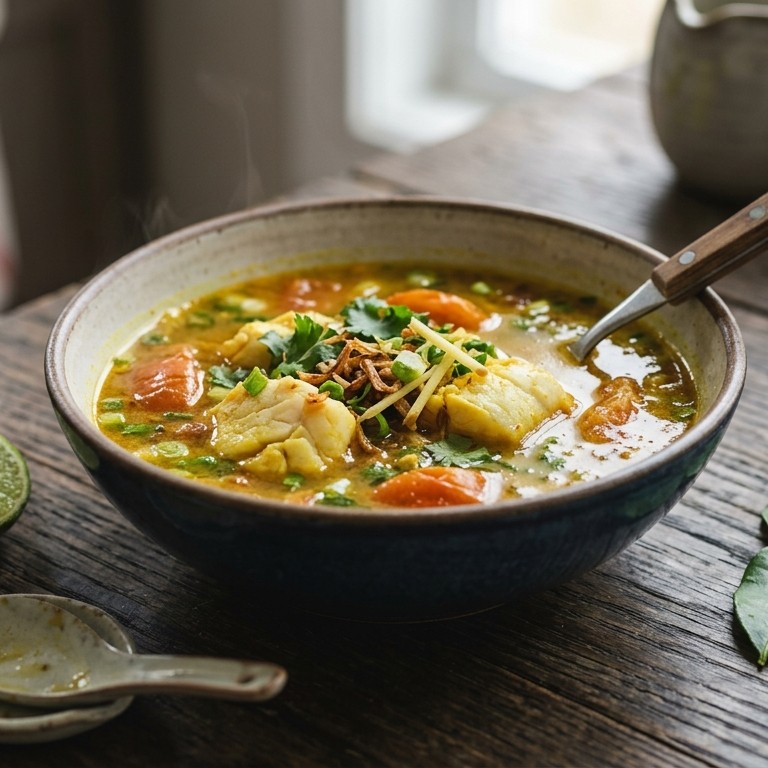 Soto Ikan (Vissoep) recept