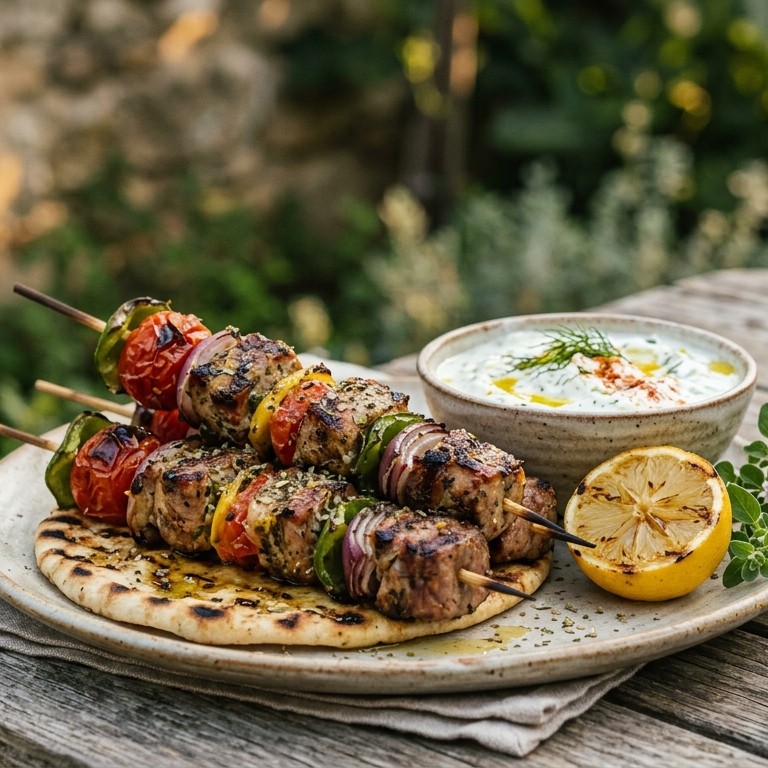 Souvlaki van varkenshaas recept