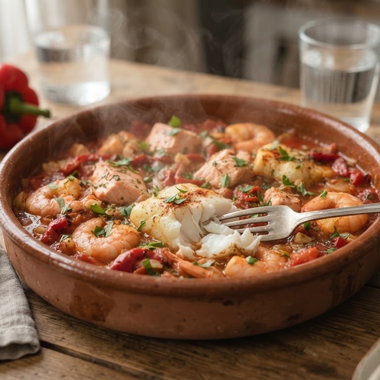 Spaans vispannetje recept