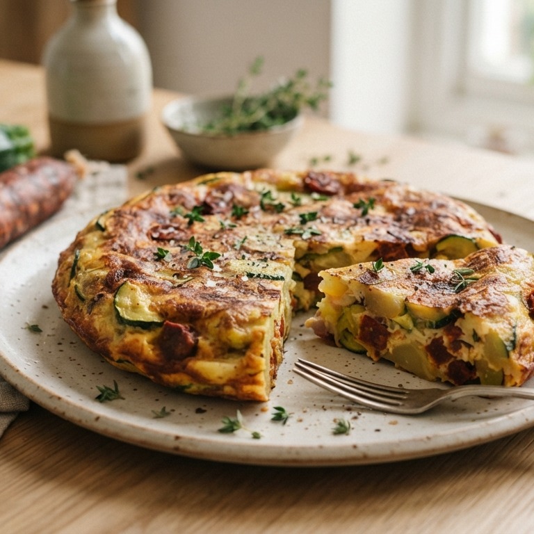 Spaanse courgette tortilla recept