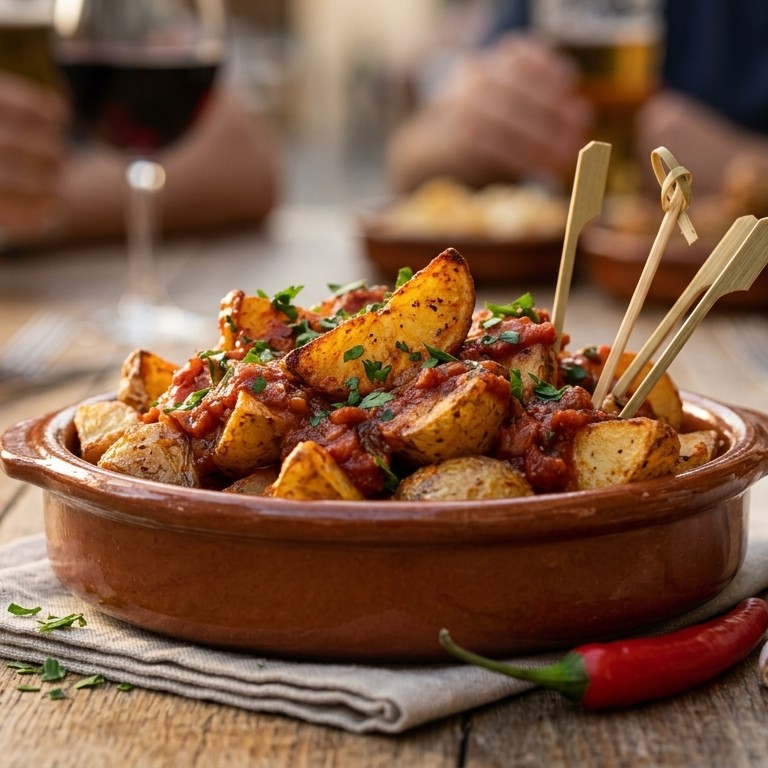 Spaanse gebakken aardappelen recept