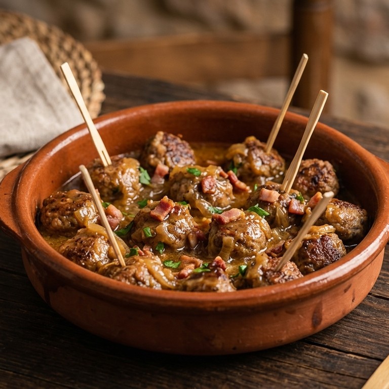 Spaanse gehaktballetjes (Albóndigas al Jerez) recept