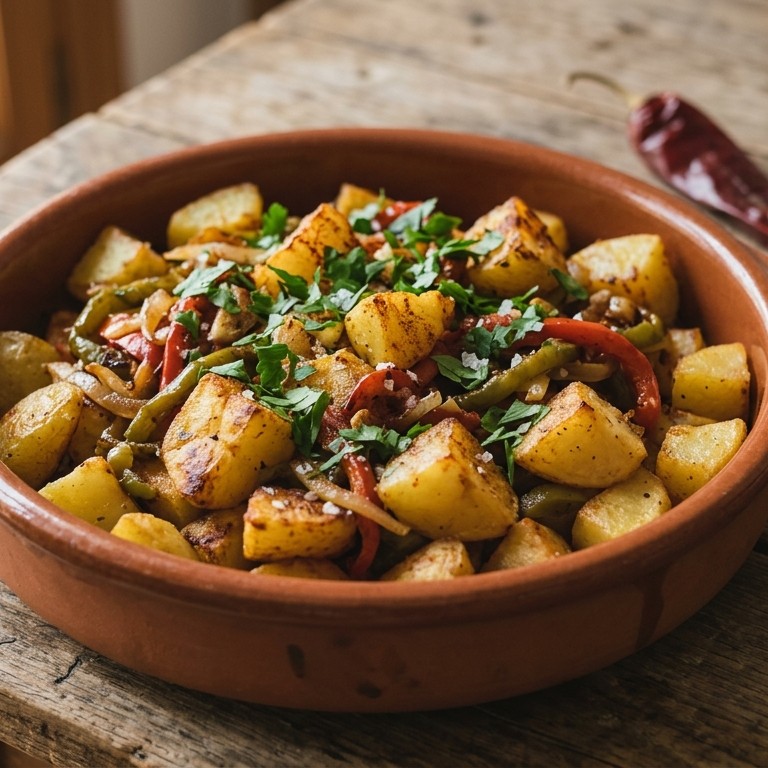 Spaanse paprika-aardappels recept