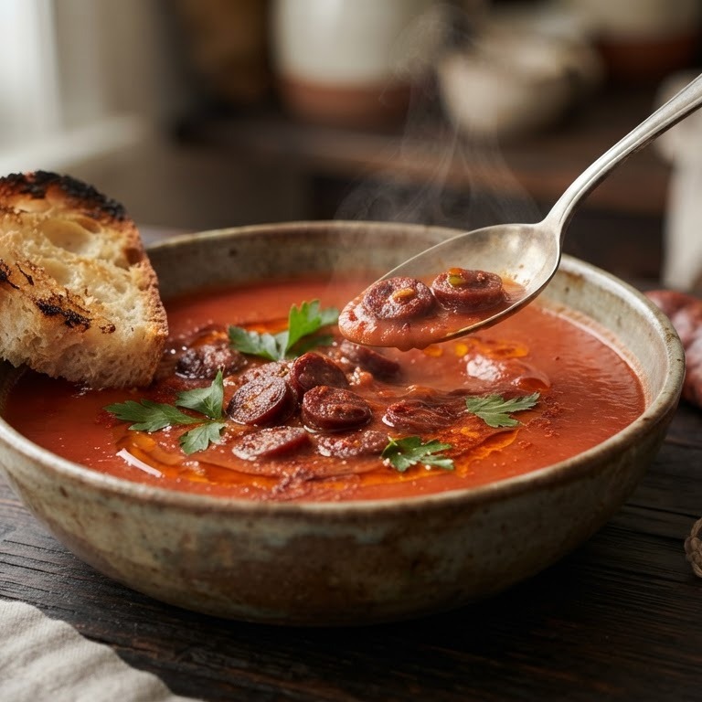 Spaanse tomatensoep recept