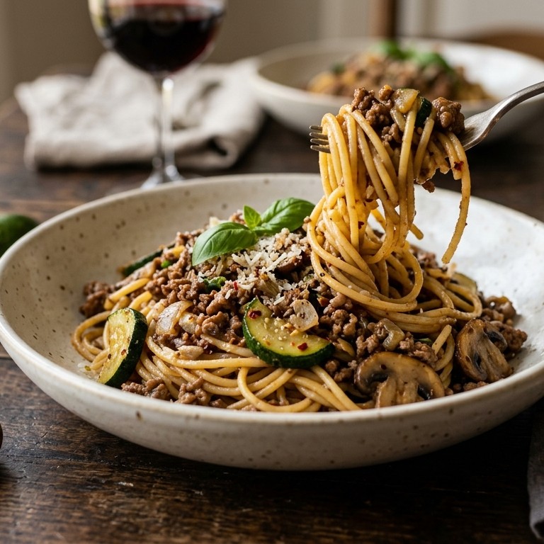 Spaghetti a la Naomi recept