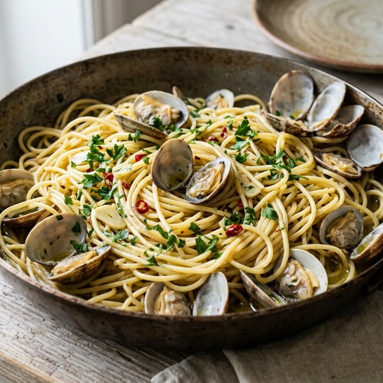 Spaghetti alla vongole recept