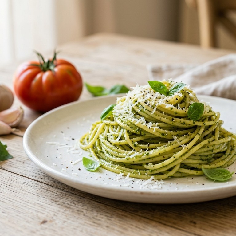 Spaghetti au pistou recept