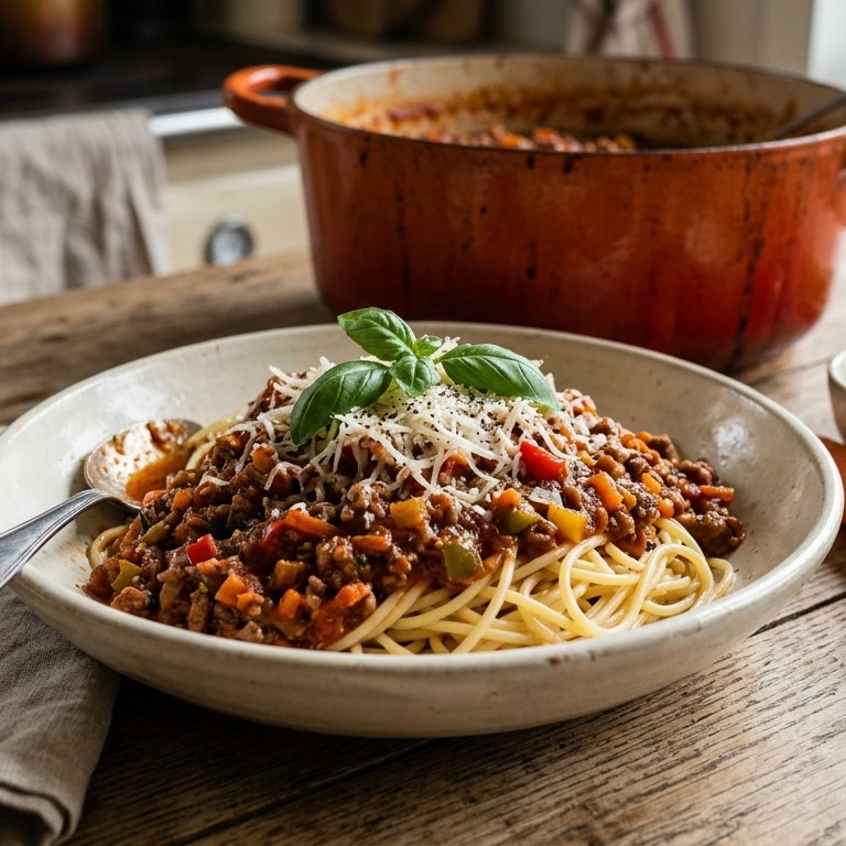 Spaghetti bolognese recept