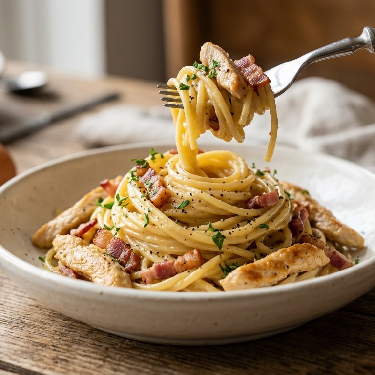 Spaghetti carbonara recept