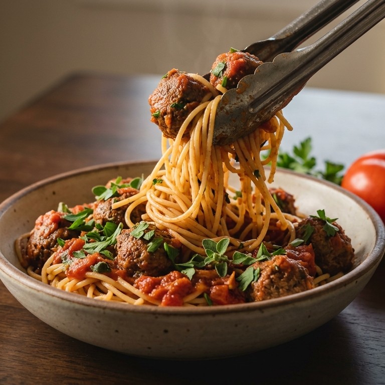 Spaghetti met ballen recept
