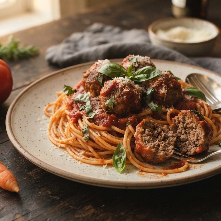 Spaghetti met balletjes recept