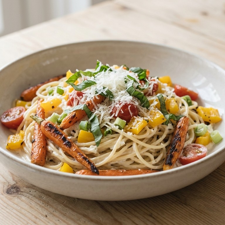 Spaghetti met bospeen recept