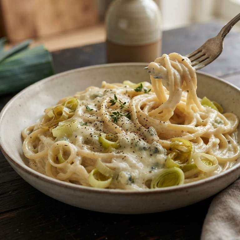 Spaghetti met danish bluesaus recept