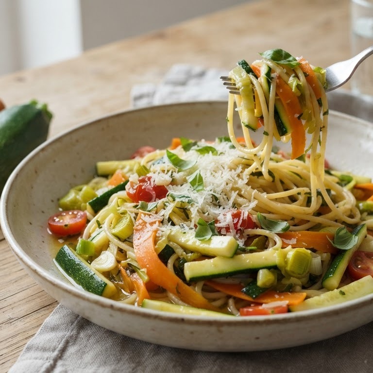 Spaghetti  met groente recept