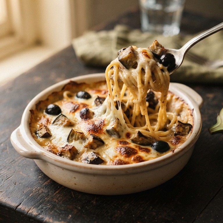 Spaghetti met kaassaus recept