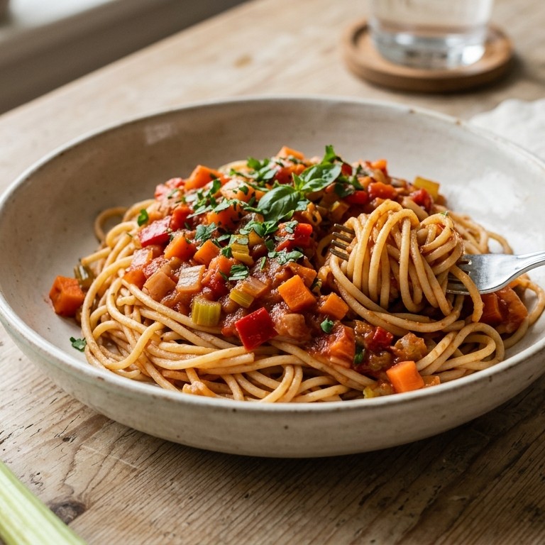 Spaghetti met tomatensaus recept