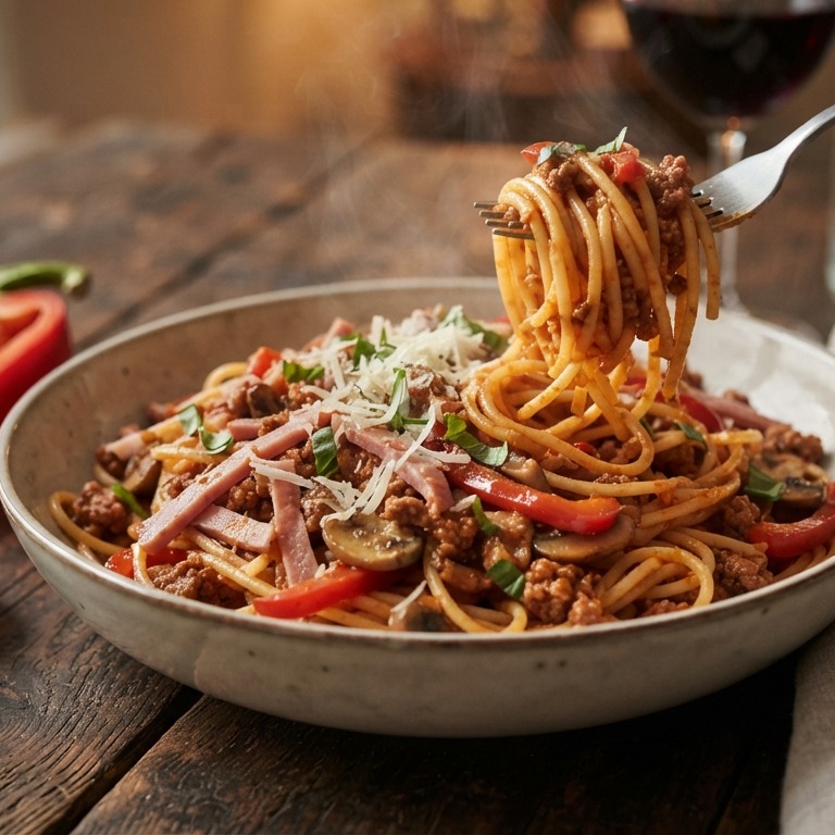 Spaghetti op zijn Italiaans recept