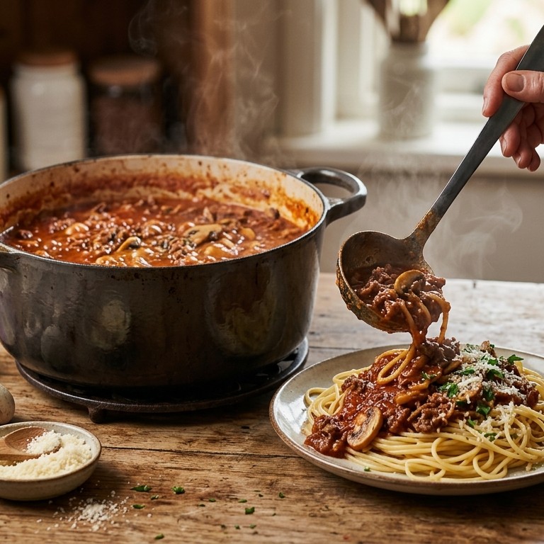 Spaghettisaus recept