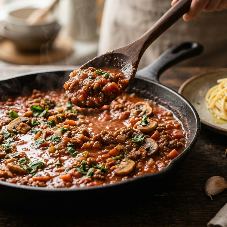 Spaghettisaus recept