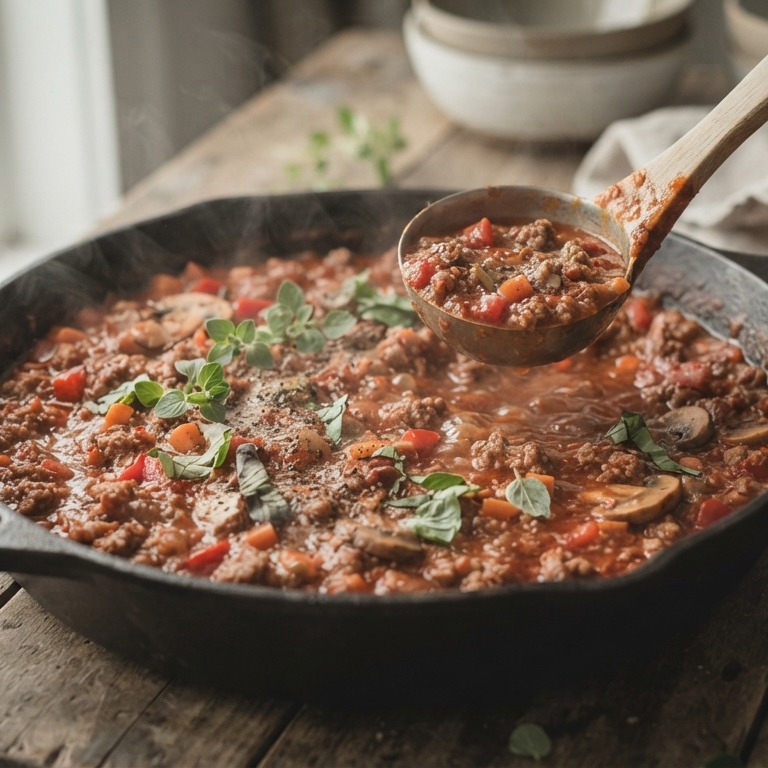 Spaghettisaus à Lan recept