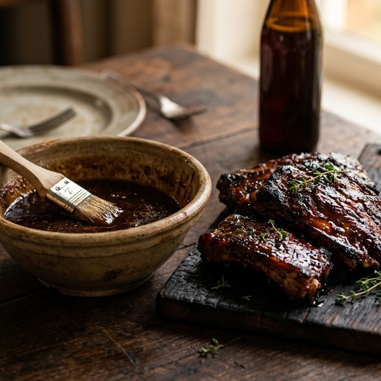 Spare-ribsmarinade met oud bruin bier recept