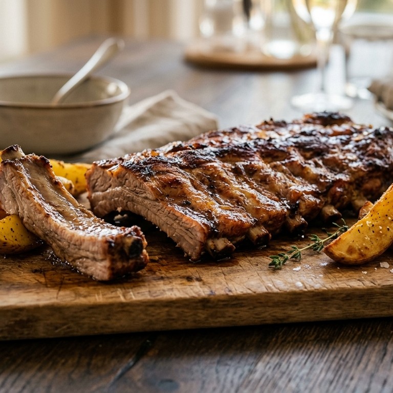 Spareribs naturel recept