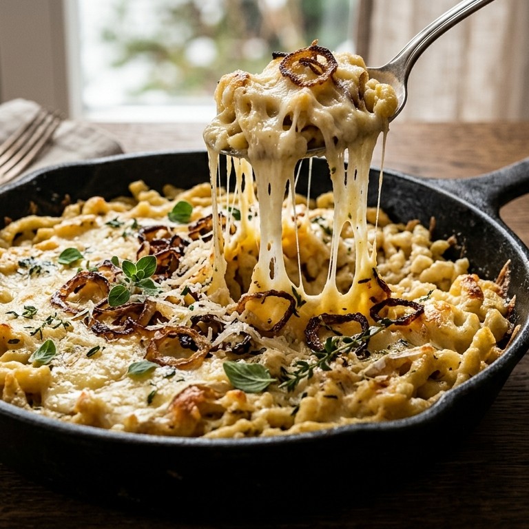 Spätzle met Camembert recept