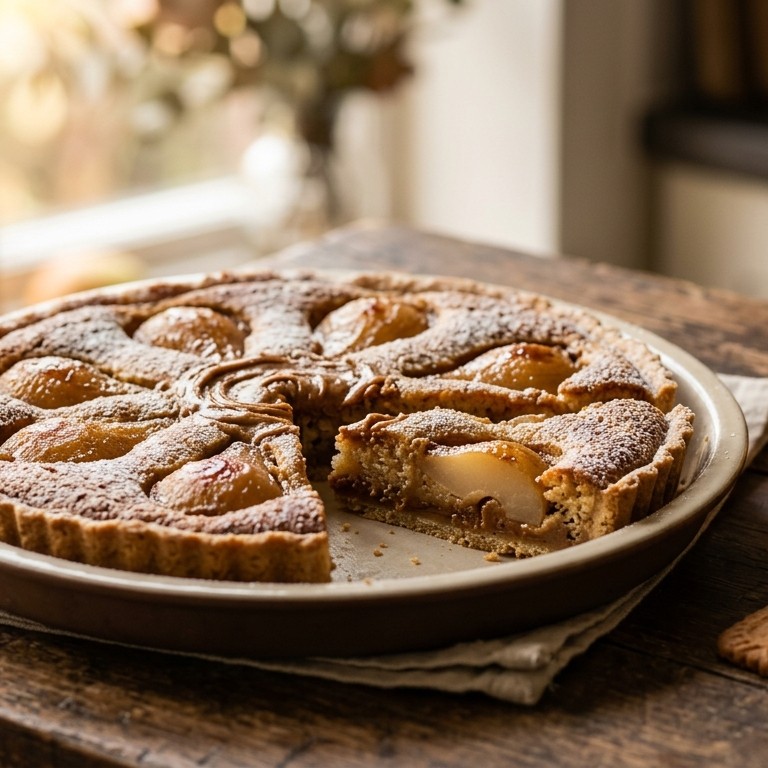 Speculaastaart met  peer recept