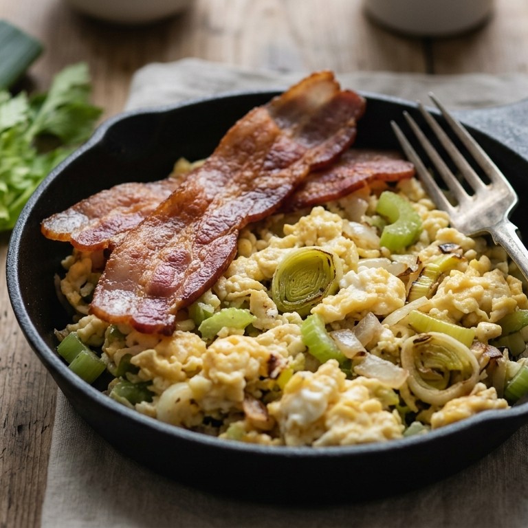 Spek en ei voor 1 persoon recept