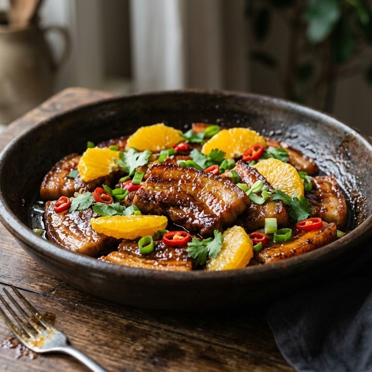 Speklapjes met ketjap en sinaasappel recept