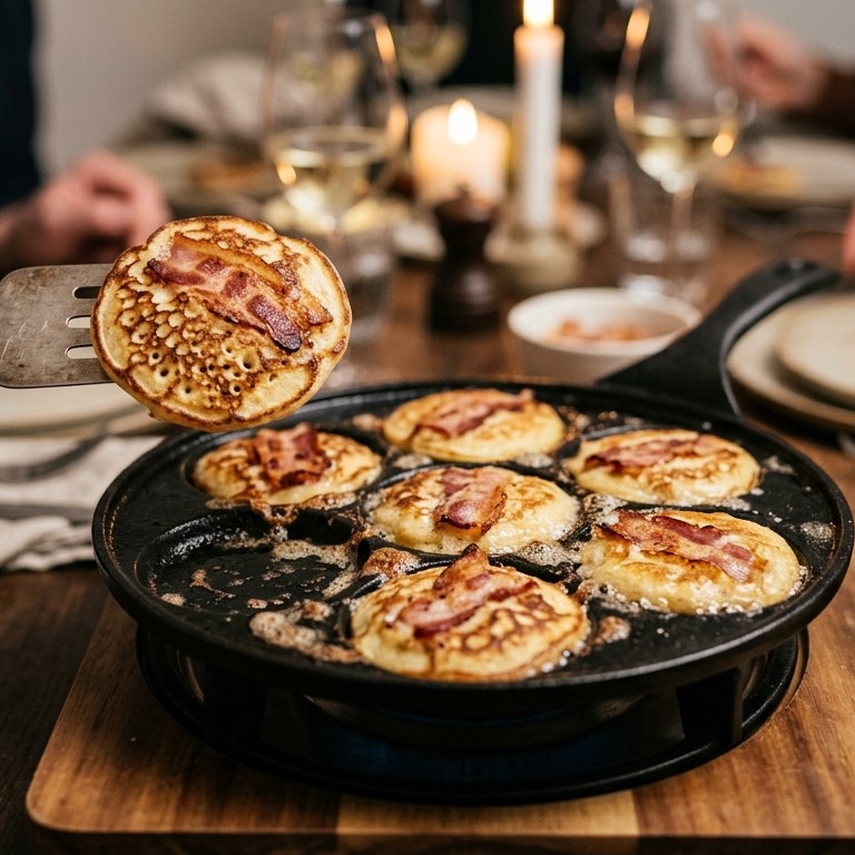 Spekpannenkoekjes voor gourmet recept