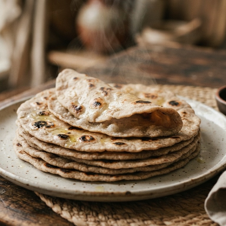 Spelt roti recept