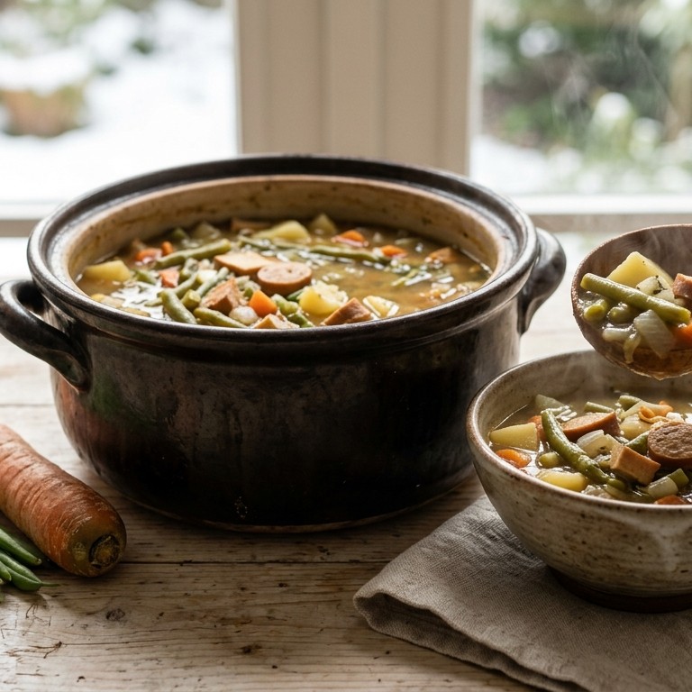 Sperziebonen maaltijdsoep recept