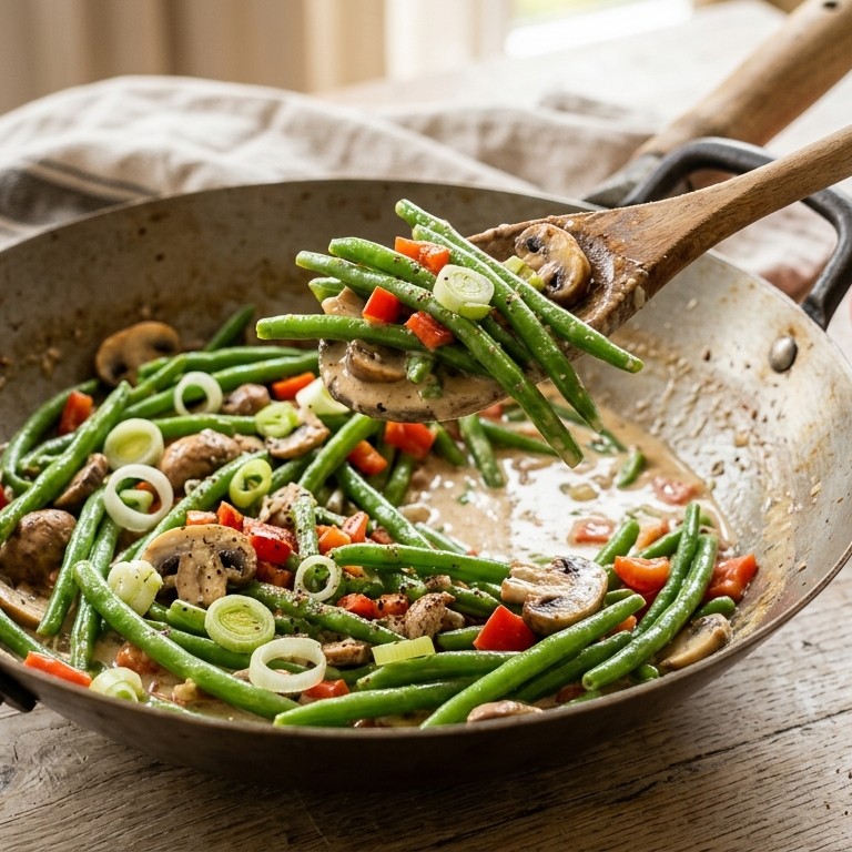 Sperziebonenschotel recept