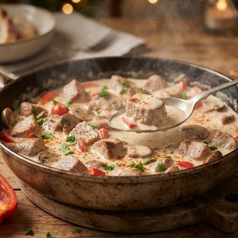 Spezzatino alla Panna recept
