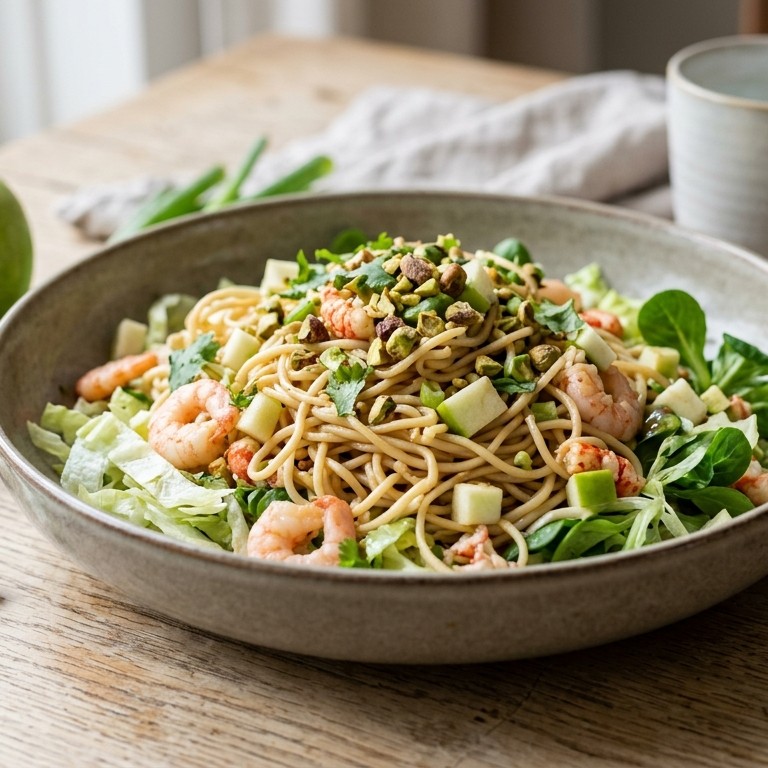Spicy noodlesalade recept