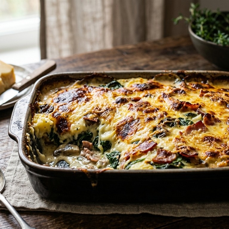 Spinazie-gratin recept