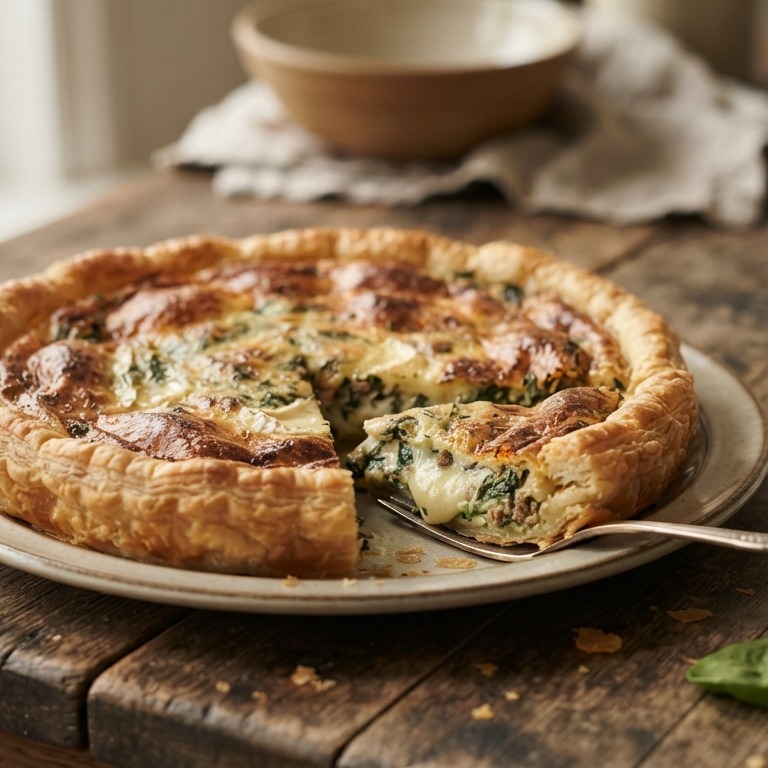 Spinazie kaastaart recept