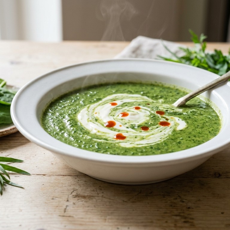 Spinazie kruidensoep recept