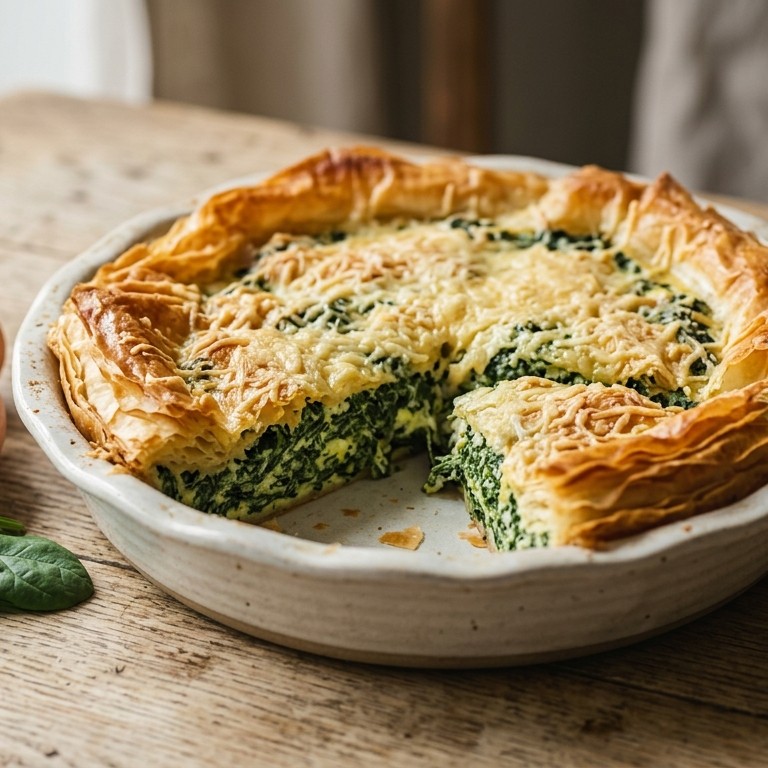 Spinazie met een korstje recept