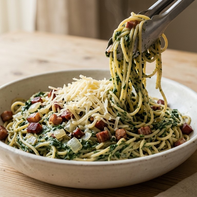 Spinazie-pasta recept
