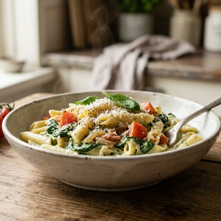 Spinazie pasta recept