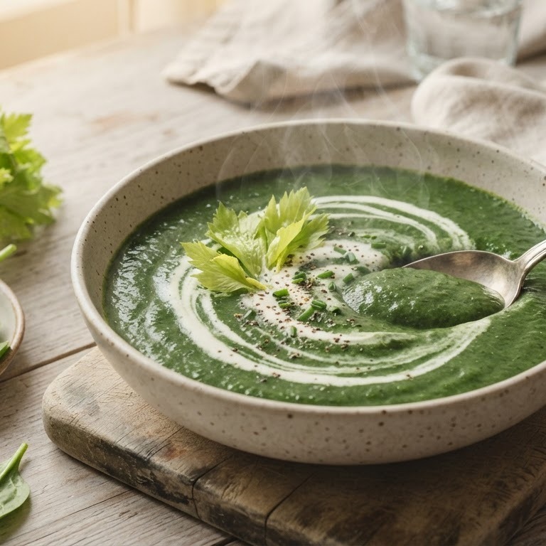 Spinazie roomsoep recept