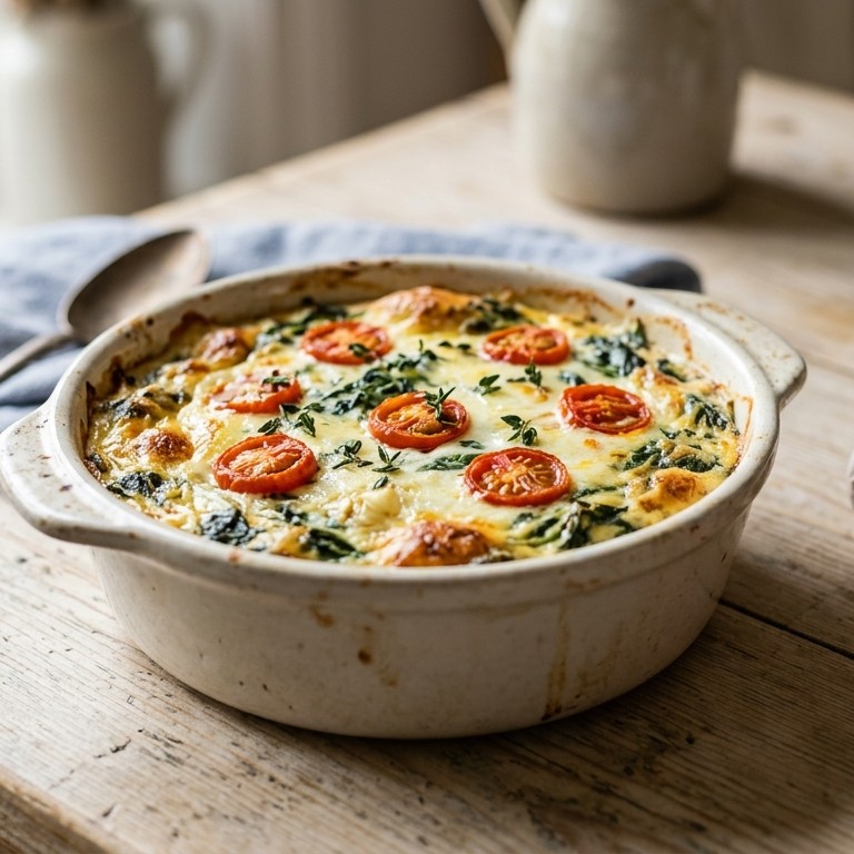 Spinazie uit de oven recept